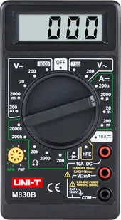 Uni-T Narzędzia serwisowe Miernik uniwersalny UT 830B MIE0002 - Multimetry - miniaturka - grafika 2