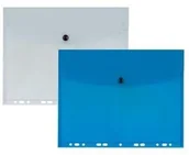 Teczki i skoroszyty - Biurfol Teczka kopertowa zawieszana A5 przezroczysta TP-12-11 - miniaturka - grafika 1