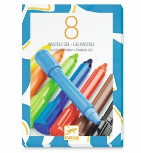 Djeco Djeco: pastele żelowe 8 (Klasyczne) - Przybory szkolne - miniaturka - grafika 2