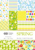 GDD Blok z motywami Spring A4/15ark HAPPY COLOR - Artykuły biurowe - miniaturka - grafika 4