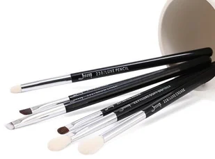 Jessup Jessup T181 Black/Silver Zestaw 6 pędzli do makijażu 40013-uniw - Pędzle do makijażu - miniaturka - grafika 3