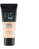 Podkłady do twarzy - Maybelline Fit me podkład 110 Porcelain 30ml 52755-uniw - miniaturka - grafika 1