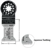 Brzeszczoty - CMT Brzeszczot oscylacyjny 35 mm STARLOCK OMF126-X5 - 5 szt OMF126-X5 - miniaturka - grafika 1