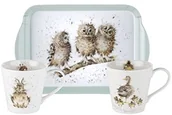 Kubki - Wrendale by Royal Worcester Wren Dale Royal worcester Wren Dale Designs 2 kubki i taca w zestawie X0011658739 - miniaturka - grafika 1