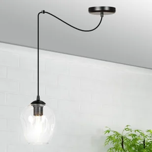 EULUNA Lampa wisząca Starla decentralna 1-pkt. szkło - Lampy sufitowe - miniaturka - grafika 2