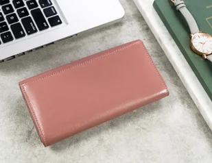 Cavaldi 4U Elegancki, podłużny portfel damski z klapą na zatrzask - Portfele - miniaturka - grafika 5