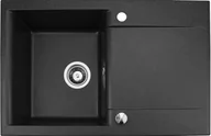 Zlewozmywaki - Brenor Granitowy Zlewozmywak ESTEIN 1KO czarny estein1kocz - miniaturka - grafika 1