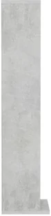 vidaXL vidaXL Szafka na CD, betonowy szary, 21x16x88 cm, płyta wiórowa - Regały - miniaturka - grafika 5