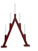 Oświetlenie świąteczne - Markslojd Świecznik stołowy czerwony BJURFORS 703836 703836 - miniaturka - grafika 1