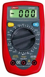 Uni-T Narzędzia serwisowe Miernik uniwersalny UT 33C MIE0044 - Multimetry - miniaturka - grafika 2