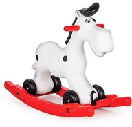 Zabawki na biegunach - Jamara 460275 Bob Gallop 2in1 koń na biegunach z płozami i rolki - miniaturka - grafika 1