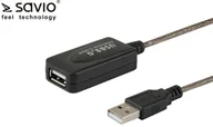 Kable komputerowe i do monitorów - Savio CL-130 przedłużacz aktywny Usb 10m - miniaturka - grafika 1