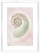 Obrazy i zdjęcia - Dekoria Plakat Pastel Pink III 50 x 70 cm Ramka Biała 222F-000-45 - miniaturka - grafika 1