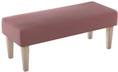 Ławki do przedpokoju - Dekoria.pl Dekoria.pl Ławka jasna śliwka welwet 100 × 40 × 40 cm Ingrid 197-705-38 - miniaturka - grafika 1
