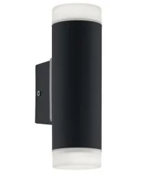Eglo Kinkiet LAMPA elewacyjna RIGA-LED 10W 96505 zewnętrzna OPRAWA ogrodowa TUBA ścienna outdoor IP44 czarna 96505 - Lampy ogrodowe - miniaturka - grafika 4