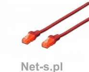 Digitus Patchcord U-UTP Cat6 LSZH 5m czerwony DK-1617-050/R - Kable miedziane - miniaturka - grafika 2