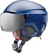 Kaski narciarskie - Atomic Savor Visor Junior Kask Narciarski Blue XS - miniaturka - grafika 1