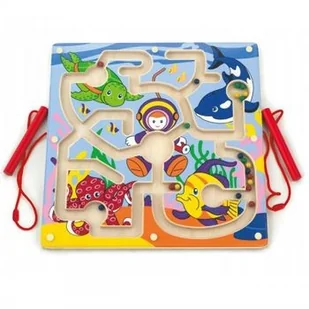 Viga Toys Viga Labirynt Magnetyczny Drewniany Tor Nurek - Zabawki interaktywne dla dzieci - miniaturka - grafika 7