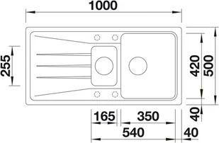 Blanco SONA 6S KAWOWY 519859 - Zlewozmywaki - miniaturka - grafika 4