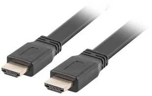 Lanberg lanberg Kabel HDMI-HDMI v2.0 1.8m czarny płaski 4K 60Hz pełna miedź (CA-HDMI-21CU-0018-BK) - Kable - miniaturka - grafika 5