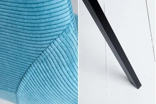 109 10967509 Krzesło do jadalni Haga Retro turkusowe sztruks 67509-uniw - Krzesła i taborety kosmetyczne - miniaturka - grafika 6