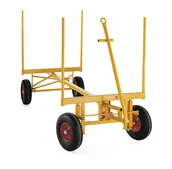 Wózki magazynowe - AJ Wózek do długich przedmiotów Nośność 3,5t Koła 450mm 30147 - miniaturka - grafika 1