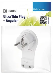 Emos PL SP.Z O.O. Wtyczka kątowa płaska P0066 - Kostki, złączki, wtyczki - miniaturka - grafika 5