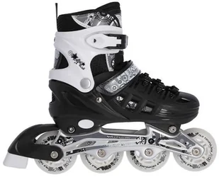 Nils EXTREME NH10905 4w1 CZARNE ROZM. L(39-42) ŁYŻWOROLKI Z WYM. PŁOZĄ HOKEJOWĄ EXTREME - Rolki - miniaturka - grafika 5