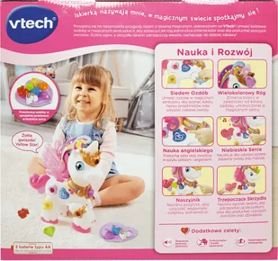 Vtech Iskierka Magiczny Jednorożec 61239 - Zabawki interaktywne dla dzieci - miniaturka - grafika 6