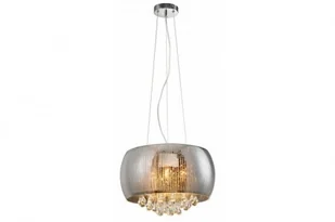 Reality srebrny żyrandol glamour AGGIO 330004-06 lampa wisząca do salonu nad stół z kryształkami 330004-06 - Lampy sufitowe Reality srebrny żyrandol glamour AGGIO 330004-06 lampa wisząca do salonu nad stół z kryształkami 330004-06 - Lampy sufitowe - miniaturka - grafika 1