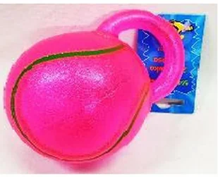 Zabawka Dla Psa Piłka Tpr Z Uchwytem Róż - Zabawki dla psów - miniaturka - grafika 2