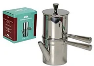 Zaparzacze i kawiarki - Ilsa elza napole Tana ekspres do kawy, ze stali nierdzewnej, srebrny, na 3 filiżanek 2464403 - miniaturka - grafika 1