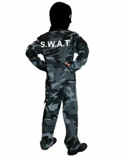 PARTY TINO STRÓJ POLICJANT ANTYTERRORYSTA KOMANDOS 110/116 ST955_110/116 - Stroje karnawałowe - miniaturka - grafika 3