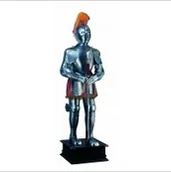 Repliki - akcesoria - Płatnerze hiszpańscy ZBROJA RYCERSKA 1:1 Z XVI w. GRAWEROWANA (908) - miniaturka - grafika 1