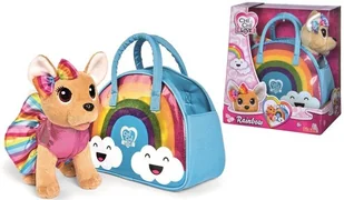 CHI CHI LOVE Piesek Rainbow Tęczowa moda 730543 - Maskotki i pluszaki - miniaturka - grafika 3