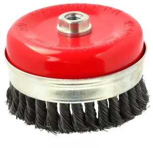 Szczotka Druciana Czołowa Drut Skręcany 125mm M14 - Materiały ścierne - miniaturka - grafika 2
