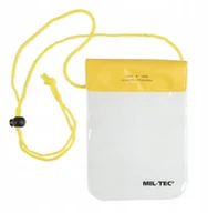 Akcesoria turystyczne - Mil-Tec Pokrowiec wodoodporny 130x200 mm żółty - miniaturka - grafika 1