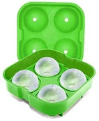 Akcesoria do lodu - Vin Bouquet VIN Bouquet okrągła forma na kostki lodu, silikonowe, zielony, 14 x 16.5 x 6 cm FIK 182 - miniaturka - grafika 1