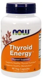 Now Foods Thyroid Energy - 90 kapsułek - Witaminy i minerały dla sportowców - miniaturka - grafika 3