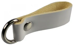 PolskaGalanteria.pl BOJÓWKA Szlufka Do Pasa Wojskowego Oficer Skóra NATURALNA LICOWA Na Szerokość Paska 45 mm Z Oczkiem Metalowym BIAŁA 2 Kpl 2 szt - Artykuły kaletnicze - miniaturka - grafika 2