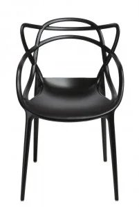 Fotel biurowy, krzesło biurowe D2.Design Krzesło Lexi czarne insp. Master chair 74115 - Fotele i krzesła biurowe - miniaturka - grafika 2