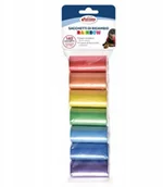 Woreczki na psie odchody - Mini Woreczki Na Psie Odchody 7 X 20 Kolorowe - miniaturka - grafika 1