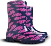 Buty dla dziewczynek - Demar Kalosze dziecięce TWISTER PRINT V (20-27) - Mała 0036V - miniaturka - grafika 1