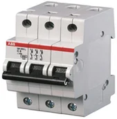 Bezpieczniki elektryczne - ABB Wyłącznik nadmiarowo-prądowy serii STANDARD 3-polowy C 63A 6kA S203-C63 2CDS253001R0634 S203-C63 - miniaturka - grafika 1