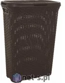 Curver Kosz na pranie Natural Style 40l brązowy 193009 - Kosze na bieliznę - miniaturka - grafika 3