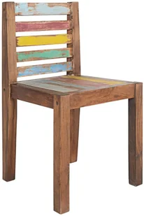 vidaXL Lumarko Krzesła stołowe, 4 szt., lite drewno z odzysku 326180 - Krzesła - miniaturka - grafika 3