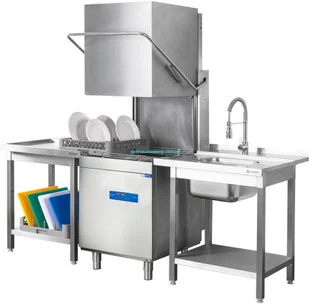 Stalgast Zmywarka kapturowa 500x500, 10 kW z dozownikiem płynu myjącego i pompą wspomagająca płukanie 803036 - Zmywarki gastronomiczne - miniaturka - grafika 4