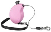 Smycze dla psów - Ferplast Flippy One Cord Mini Smycz automatyczna Linka 3 m Różowy - miniaturka - grafika 1