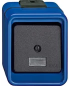 Wyłączniki światła i elektryczne - Merten 370675 przełącznik kołyskowy, odporna na uderzenia, niebieski, zmienny 1325421 - miniaturka - grafika 1