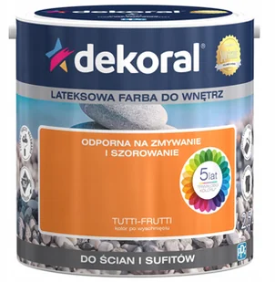 Dekoral Farba do ścian i sufitów tutti-frutti 5l AALJZG - Farby wewnętrzne - miniaturka - grafika 2